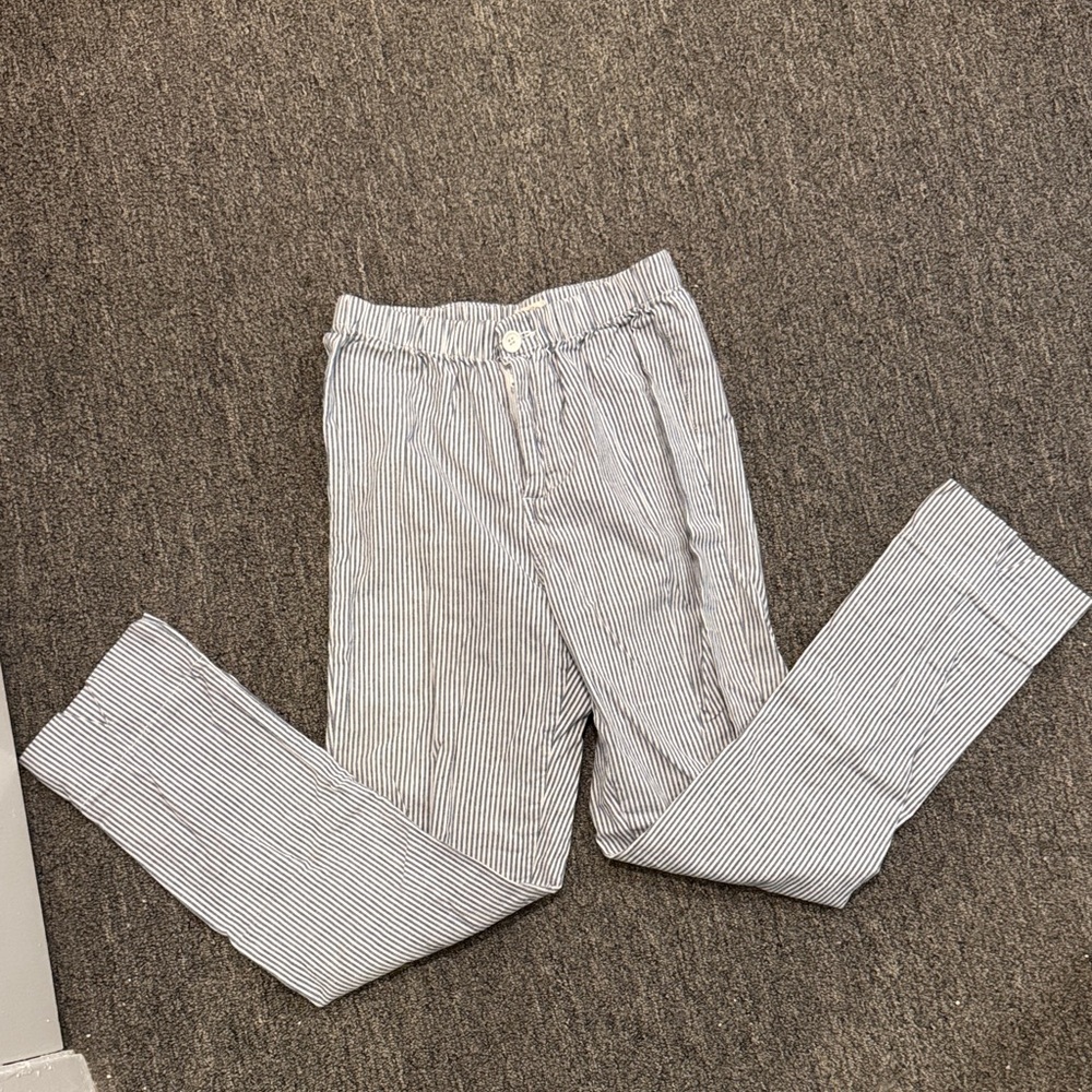 Brandy Melville Blue and White Striped pants